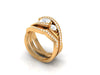 I1/G Genuine 1.80Ct Diamond 14K Solid Gold Comfort fit Polished Shiny Bridal Ring Engagement Set Band