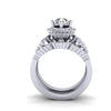 Excellent I1/G 1.80Ct Not Enhanced Diamond Bridal Ring Engagement Set Band 14Kt Solid White Gold