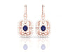 I1/G Huge 1.50Ct Real Diamond Jewelry Prong & Bezel Set Dangle Chandelier Earrings 14Kt Solid Gold