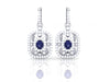 I1/G Huge 1.50Ct Real Diamond Jewelry Prong & Bezel Set Dangle Chandelier Earrings 14Kt Solid Gold