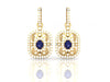 I1/G Huge 1.50Ct Real Diamond Jewelry Prong & Bezel Set Dangle Chandelier Earrings 14Kt Solid Gold