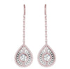 Appraisal I1/G Huge 2.30Ct Not Enhanced Diamond 14Kt Solid Gold Excellent Fashion Drop Dangle Earrings 2.35Inch