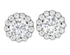 Prong Set I1/G Not Enhanced 1.60Ct Diamond Solid 14K White Gold Removable Jacket Stud Earrings 8.35MM