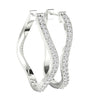 Prong Set I1/G Not Enhanced 1.50Ct Sparkly Diamond Jewelry 14K Solid Gold Hoop Huggies Earrings Appraisal