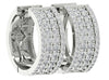 Sparkly I1/G Huge 2.50Ct Natural Diamond Jewelry 0.75Inch 14K Solid Gold Excellent Hoop Huggies Earrings