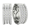 Sparkly I1/G Huge 2.50Ct Natural Diamond Jewelry 0.75Inch 14K Solid Gold Excellent Hoop Huggies Earrings