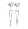 Excellent I1/G 1.00Ct Not Enhanced Diamond 14K White / Yellow / Rose Gold removable jacket Prong Set Stud Earrings