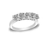 I1/G Round Brilliant Cut 0.75Ct Diamond Jewelry 14Kt Solid Gold Five Stone Ring Engagement Band Appraisal