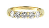 Prong Set I1/G Natural 0.75Ct Diamond Solid 14K Yellow Gold Five Stone Ring Engagement Wedding Band