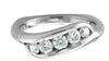 Channel Set Five Stone Wedding Ring Band I1/G 1.25Ct Natural Diamond Jewelry 14Kt Solid Gold Appraisal