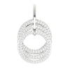 Sparkly I1/G 1.50Ct Round Brilliant Cut Diamond 14Kt White / Yellow / Rose Gold Circle Pendant Necklace