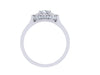 Appraisal I1/G 1.01Ct Not Enhanced Diamond 14K Solid Gold Prong Set Halo Set Solitaire Engagement Ring Band 10.90MM