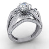 14K Solid Gold I1/G 1.70CTW Not Enhanced Diamond Modern Designer Solitaire Engagement Ring Band 6.30MM