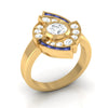 Prong & Bezel Set I1/G 1.10Ct Natural Diamond Jewelry 14Kt Solid Gold Excellent Solitaire Engagement Ring Band