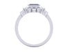 Sparkly I1/G Natural 0.50Ct Diamond Jewelry Solid 14Kt White Gold Excellent Solitaire Ring Engagement Band