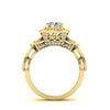 Prong Set I1/G 1.80Ct Round Brilliant Cut Diamond Designer 10.65MM Solitaire Engagement Ring Band 14K Solid Gold