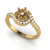Excellent I1/G 0.30Ct Real Diamond Jewelry 14Kt Solid Gold Prong Set Solitaire Ring Engagement Band Size 4-10