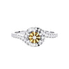 Excellent I1/G 0.30Ct Real Diamond Jewelry 14Kt Solid Gold Prong Set Solitaire Ring Engagement Band Size 4-10