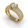 Prong & Bezel Set I1/G 1.40TCW Not Enhanced Diamond Solitaire Anniversary Ring Band 14Kt Solid Gold Appraisal