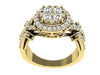Excellent I1/G 1.25Ct Round Brilliant Cut Diamond Jewelry 14Kt White / Yellow / Rose Gold Solitaire Anniversary Ring Band