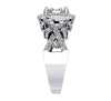 Excellent I1/G 1.25Ct Round Brilliant Cut Diamond Jewelry 14Kt White / Yellow / Rose Gold Solitaire Anniversary Ring Band