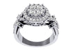 Excellent I1/G 1.25Ct Round Brilliant Cut Diamond Jewelry 14Kt White / Yellow / Rose Gold Solitaire Anniversary Ring Band