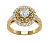 SI1/G 1.35Ct Not Enhanced Diamond Jewelry 14Kt White / Yellow / Rose Gold Designer Solitaire Ring Anniversary Band