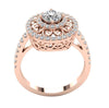 Unique I1/G 1.25TCW Not Enhanced Diamond Jewelry 14K White / Yellow / Rose Gold Solitaire Anniversary Ring Band