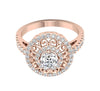 Unique I1/G 1.25TCW Not Enhanced Diamond Jewelry 14K White / Yellow / Rose Gold Solitaire Anniversary Ring Band