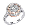 Unique I1/G 1.25TCW Not Enhanced Diamond Jewelry 14K White / Yellow / Rose Gold Solitaire Anniversary Ring Band