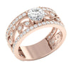 14Kt White / Yellow / Rose Gold SI1/G Huge 2.30Ct Not Enhanced Diamond Excellent Solitaire Engagement Ring Band