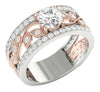14Kt White / Yellow / Rose Gold SI1/G Huge 2.30Ct Not Enhanced Diamond Excellent Solitaire Engagement Ring Band