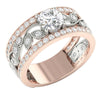14Kt White / Yellow / Rose Gold SI1/G Huge 2.30Ct Not Enhanced Diamond Excellent Solitaire Engagement Ring Band