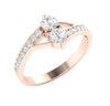 SI1/G 0.80TCW Forever Us Two Stone Natural Diamond 14Kt Solid Gold Solitaire Engagement Ring Band 8.05 MM