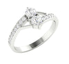 SI1/G 0.80TCW Forever Us Two Stone Natural Diamond 14Kt Solid Gold Solitaire Engagement Ring Band 8.05 MM