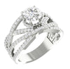 I1/G Real 2.00Ct Diamond Jewelry Solid 14Kt White Gold Solitaire Engagement Ring Band 11.45 MM