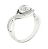 Excellent I1/G Natural 1.00Ct Diamond 14Kt Solid Gold Prong & Bezel Set Solitaire with Accents Ring Band