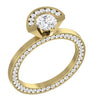 Excellent I1/G 1.50TCW Round Brilliant Cut Diamond 14Kt Solid Gold Solitaire Ring Engagement Band