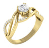 I1/G 1.50Ct Round Brilliant Cut Diamond Prong Set Solitaire Anniversary Ring Band Appraisal 14K Solid Gold