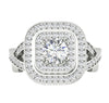 Huge Sparkly I1/G 3.00Ct Round Cut Diamond Solitaire Engagement Ring Band 14Kt White / Yellow / Rose Gold Size 4-10