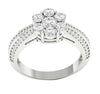 Excellent Prong Set I1/G 1.35Ct Real Diamond Jewelry 14Kt White Gold Solitaire Engagement Wedding Ring