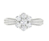 Excellent Prong Set I1/G 1.35Ct Real Diamond Jewelry 14Kt White Gold Solitaire Engagement Wedding Ring