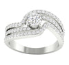 14Kt Solid Gold Appraisal Huge I1/G 1.75Ct Not Enhanced Diamond Solitaire with Accents Ring Band 11.05MM
