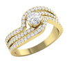 14Kt Solid Gold Appraisal Huge I1/G 1.75Ct Not Enhanced Diamond Solitaire with Accents Ring Band 11.05MM