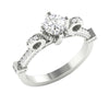 Excellent I1/G Natural 1.40Ct Diamond Jewelry 14Kt Solid Gold Comfort fit Polished Shiny Solitaire Engagement Ring Band