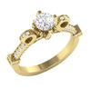 Excellent I1/G Natural 1.40Ct Diamond Jewelry 14Kt Solid Gold Comfort fit Polished Shiny Solitaire Engagement Ring Band