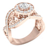 14K White / Yellow / Rose Gold Huge I1/G Sparkly 1.70Ct Real Diamond Solitaire Ring Engagement Wedding Band