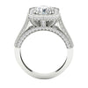 Huge I1/G 3.10Ct Natural Diamond Jwelery Prong Set 14K Solid Gold 12.90MM Solitaire Engagement Ring Band