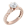 Solitaire Engagement Wedding Ring I1/G Huge 2.50Ct Natural Diamond 14Kt White / Yellow / Rose Gold Prong Set