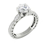 Solitaire Engagement Wedding Ring I1/G Huge 2.50Ct Natural Diamond 14Kt White / Yellow / Rose Gold Prong Set